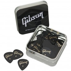 Gibson Standard Pick Tin (50 pcs., Black), Extra Heavy